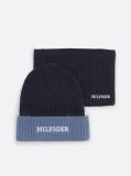 Μπλε Hilfiger Monotype Σετ Σκούφος Και Snood  Παιδί Unisex