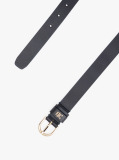 Μπλε Essential TH Monogram Δερμάτινη Ζώνη  Γυναίκες
