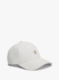 White Chic TH Monogram Baseball Cap  Women
