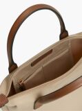 Beige Webbing Crossbody Tote Bag  Women