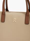 Beige Webbing Crossbody Tote Bag  Women