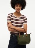 Green Webbing Crossbody Tote Bag  Women