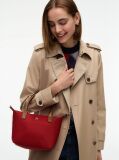 Red Webbing Crossbody Tote Bag  Women