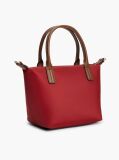 Red Webbing Crossbody Tote Bag  Women