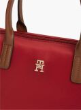 Red Webbing Crossbody Tote Bag  Women