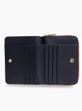 Red TH Monogram Zip-Around Flap Wallet  Women