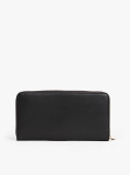 Black TH Monogram Zip-Around Wallet  Women