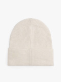 Beige TH Heritage Script Beanie  Women