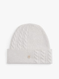 Grey Chic Fluffy Beanie With Wool  Women