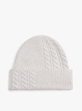 Grey Chic Fluffy Beanie With Wool  Women