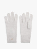 Grey Chic TH Monogram Plaque Gloves  Women
