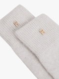 Grey Chic TH Monogram Plaque Gloves  Women