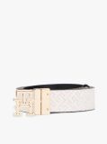 Multi TH Monogram Reversible Leather Belt  Women