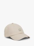 Beige Heritage Tonal Logo Canvas Baseball Cap  Women