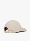 Beige Heritage Tonal Logo Canvas Baseball Cap  Women
