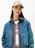 Beige Heritage Tonal Logo Canvas Baseball Cap  Women