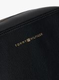 Black Metallic Logo Crossbody Camera Bag  Women