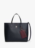 Blue Hilfiger Icon Embossed TH Monogram Tote Bag  Women