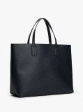 Blue Hilfiger Icon Embossed TH Monogram Tote Bag  Women