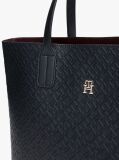 Blue Hilfiger Icon Embossed TH Monogram Tote Bag  Women