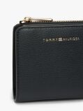 Black TH Flag Compact Zip-Around Wallet  Women