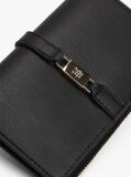 Black TH Monogram Bifold Wallet  Women
