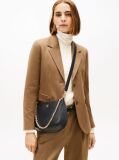 Black Chain Strap Convertible Crossbody Bag  Women