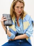 Grey Heritage TH Monogram Plaque Clutch  Women