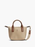 Beige Popette Crossbody Tote Bag  Women