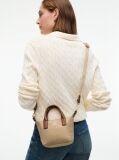 Beige Popette Crossbody Tote Bag  Women