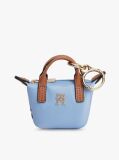 Blue Tote Bag Keyring Pouch Charm  Women