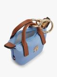 Blue Tote Bag Keyring Pouch Charm  Women