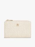 Μπεζ Δίπτυχο Πορτοφόλι Με Hilfiger TH Σχέδιο  Γυναίκες