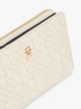 Μπεζ Δίπτυχο Πορτοφόλι Με Hilfiger TH Σχέδιο  Γυναίκες