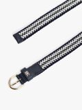 Multi Essential TH Monogram Braided Elastic Belt  Women