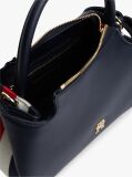 Blue TH Monogram Repeat Logo Satchel  Women