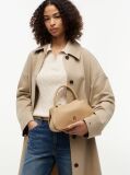 Beige TH Monogram Repeat Logo Satchel  Women