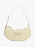 Beige Essential Tonal Logo Shoulder Bag  Women