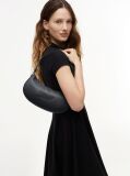 Black Essential Tonal Logo Shoulder Bag  Women