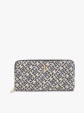 Multi Hilfiger Icon Jacquard Zip Around Wallet  Women