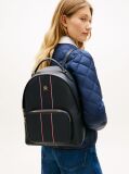 Blue Signature Pebble Grain Dome Backpack  Women
