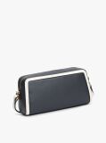 Blue Colour-Blocked TH Monogram Crossbody Camera Bag  Women