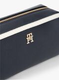 Blue Colour-Blocked TH Monogram Crossbody Camera Bag  Women