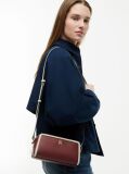Red Colour-Blocked TH Monogram Crossbody Camera Bag  Women