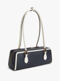 Blue Colour-Blocked Rectangular Shoulder Bag  Women