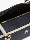 Blue Colour-Blocked Rectangular Shoulder Bag  Women