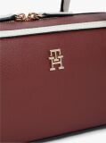 Red Colour-Blocked Rectangular Shoulder Bag  Women