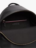 Black Logo Shoulder Strap Dome Backpack  Women