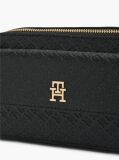 Black Hilfiger Icon Debossed Crossbody Camera Bag  Women