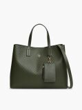 Green Hilfiger Icon Debossed Coin Purse Satchel  Women